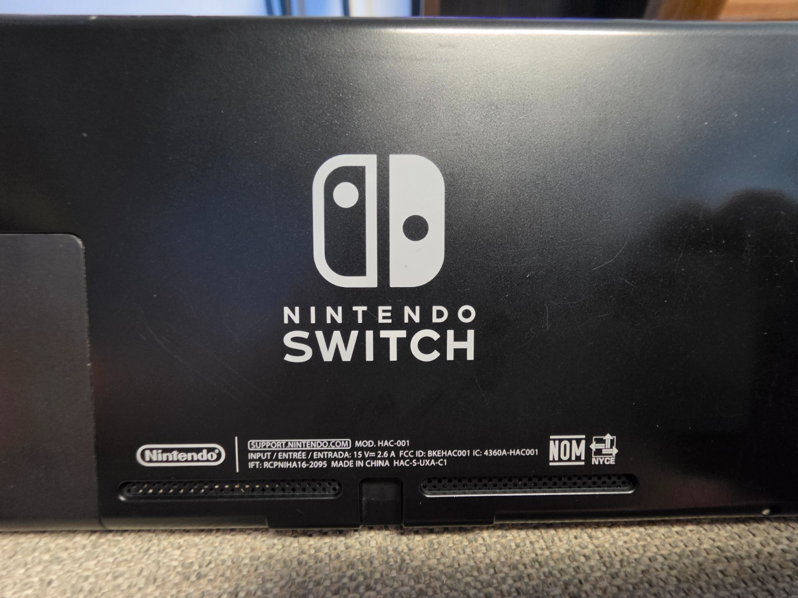 Nintendo Switch 32GB Handheld Console – Red/Blue Scarlet/Violet Brown BOTW case.