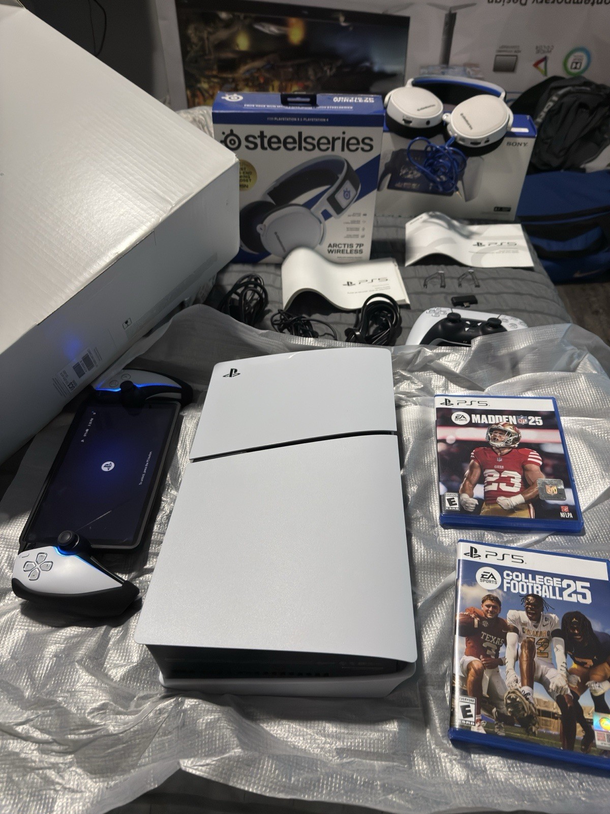 Ps5 Slim With Extras Comes With Everything You See In Photo