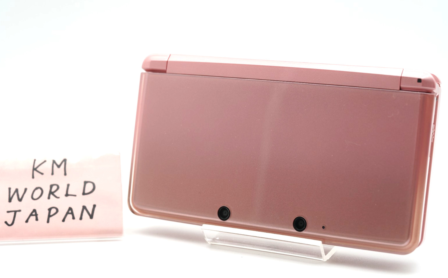 [ REGION FREE ] Nintendo 3DS Misty Pink Console RANK A/B [US DUTY PAID] Charger