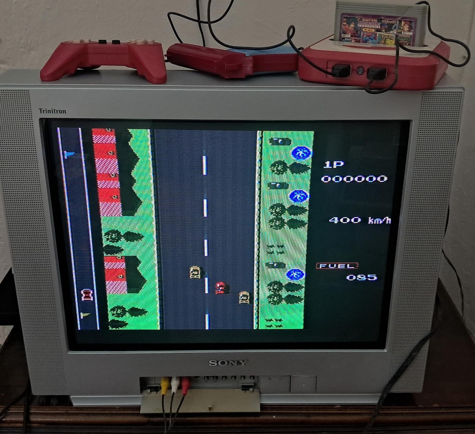 Micro Genius S1-B Vintage Console Set Red