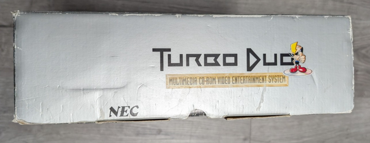 Turbografx-Cd Turbo Duo Complete in Box Authentic Nec 1992 No Manual OR Poster