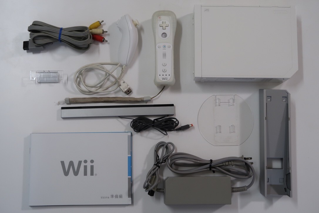 Nintendo Wii Console SET & Super Smash BrosX 　White　NTSC-J　Japanese　tested［A-5］
