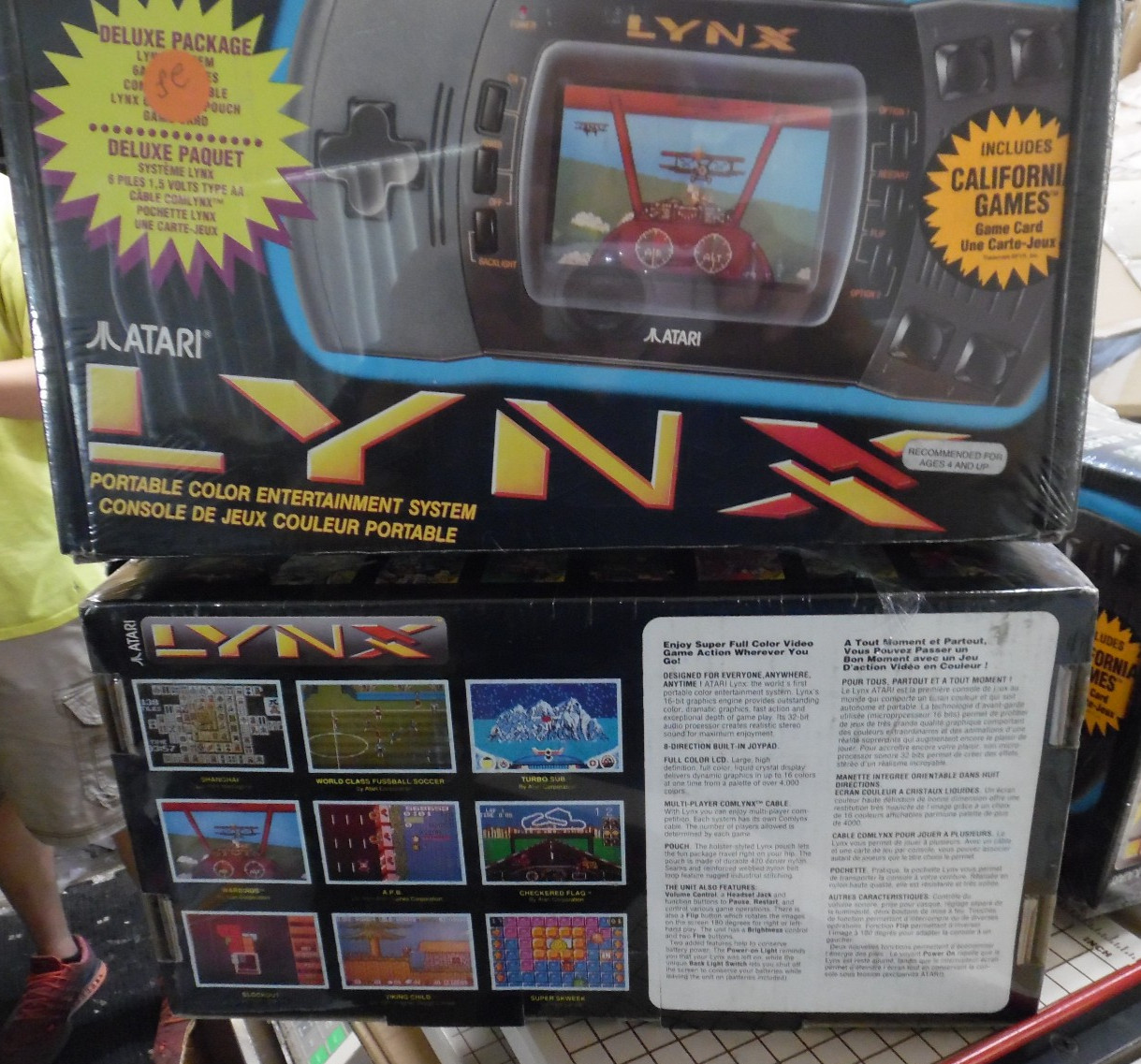 Atari Lynx II Handheld Game System in Original Black BOX Matcng SN#, PAG-4101
