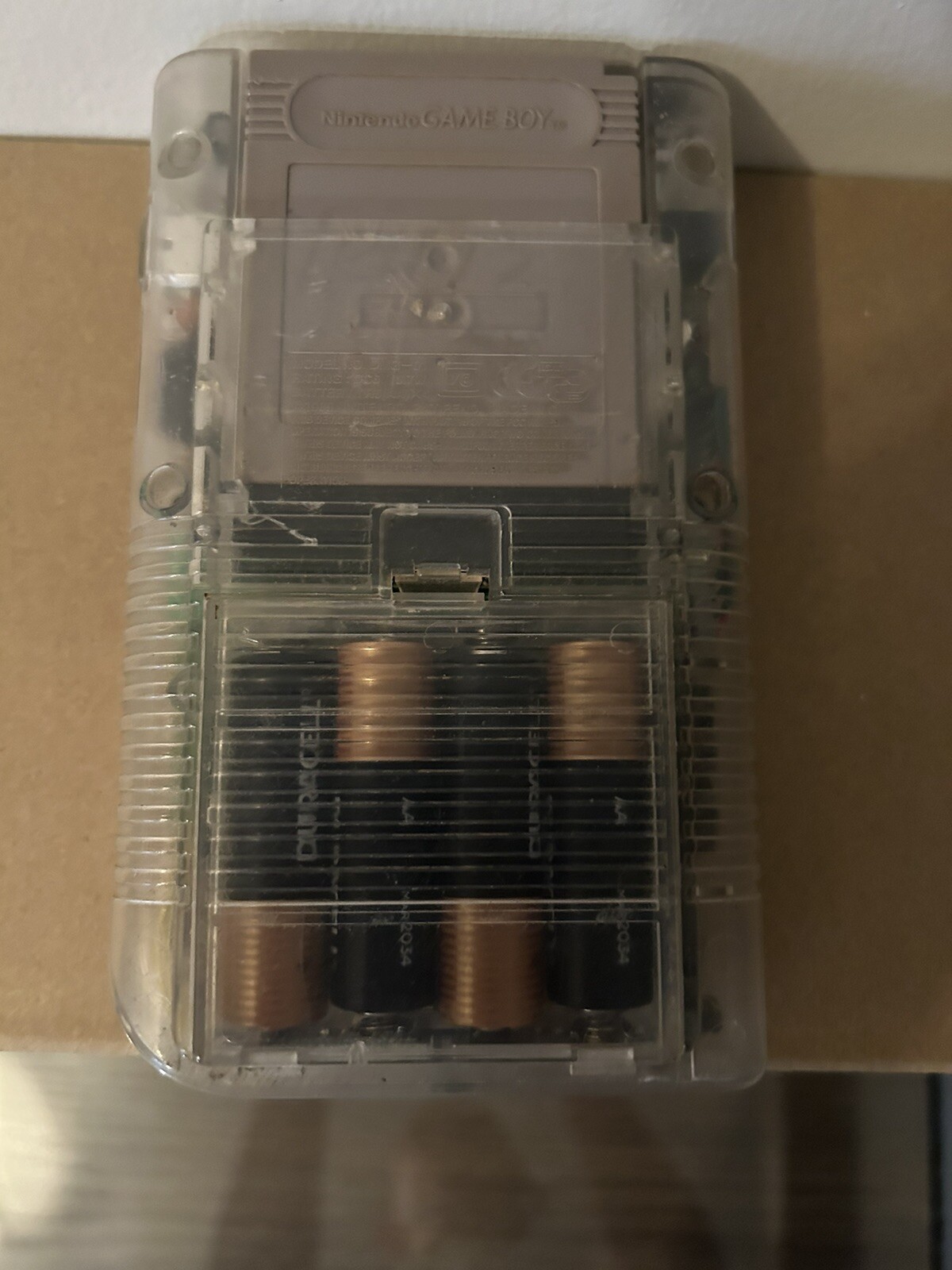 Translucent Clear DMG-01 Gameboy System (Nintendo) In Play it Loud Hardcase