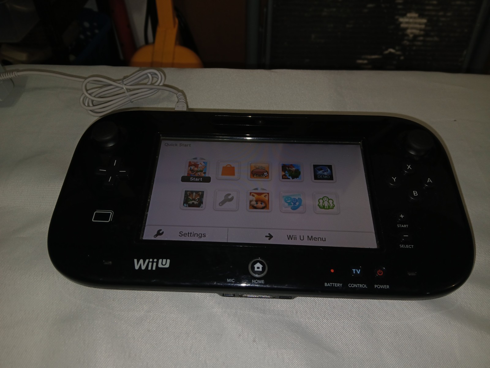 Nintendo Wii U 32GB Console Deluxe Set – Black With Power Cord