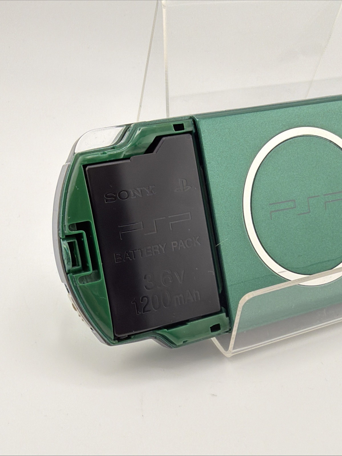 Spirited Green Sony PSP 2000 Console Tested Working 64GB Card, Case, OEM Battery