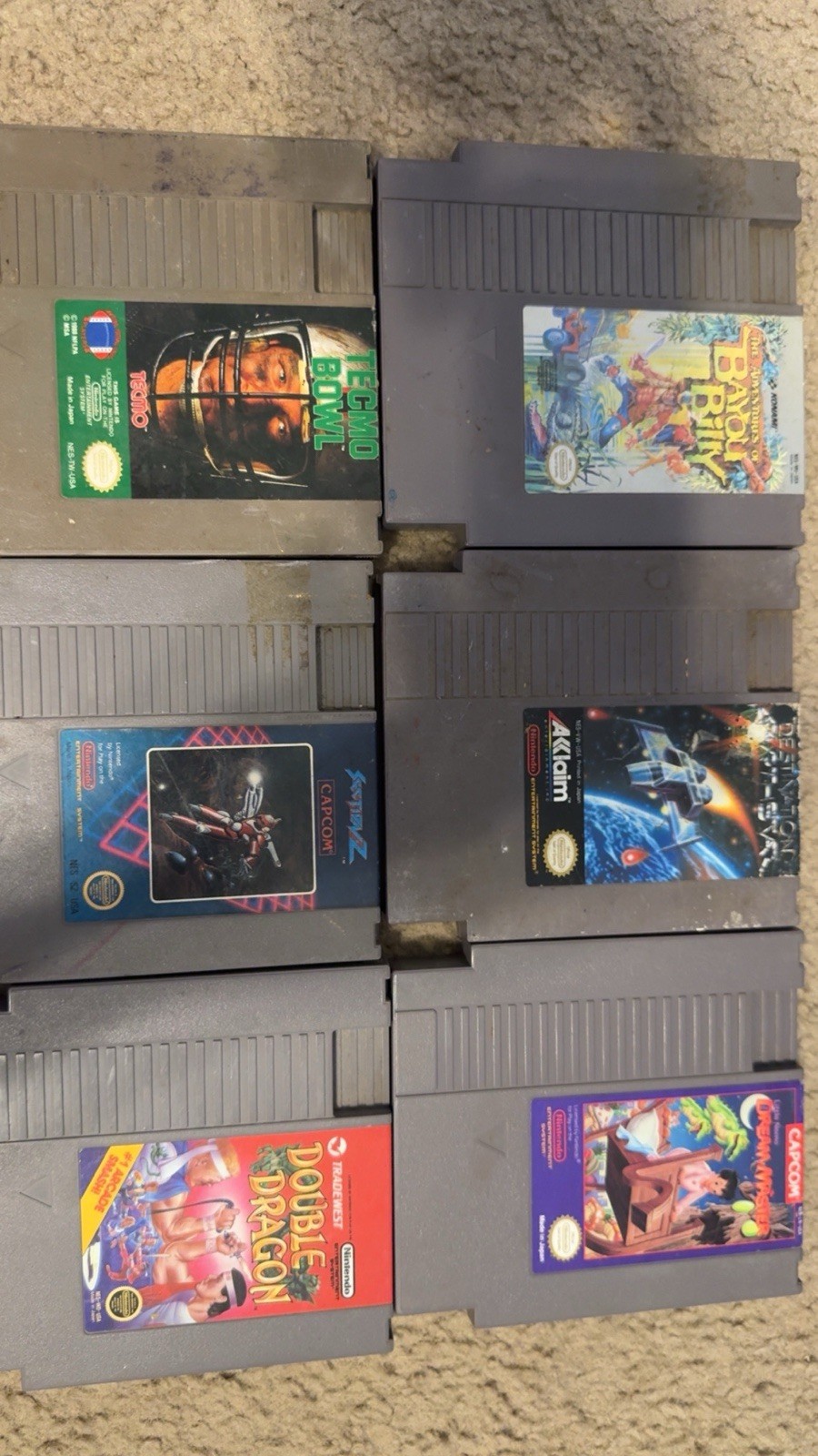 2 NES Systems 2 power cords 1 RF Switch Cable 2 Controller. 39 Different Games.