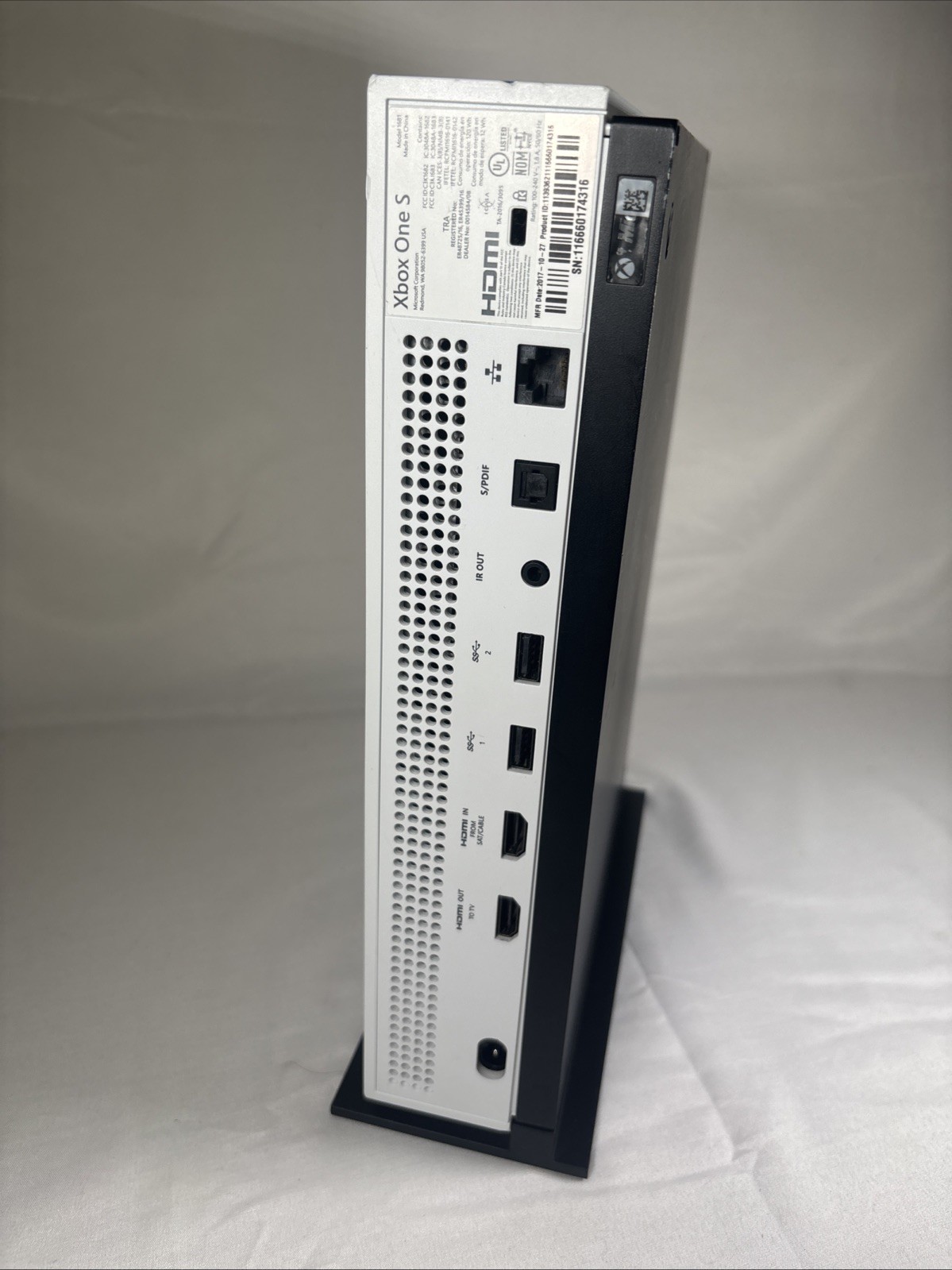Microsoft Xbox One S 500GB Console Model 1681 Tested Cleaned New Thermal Paste