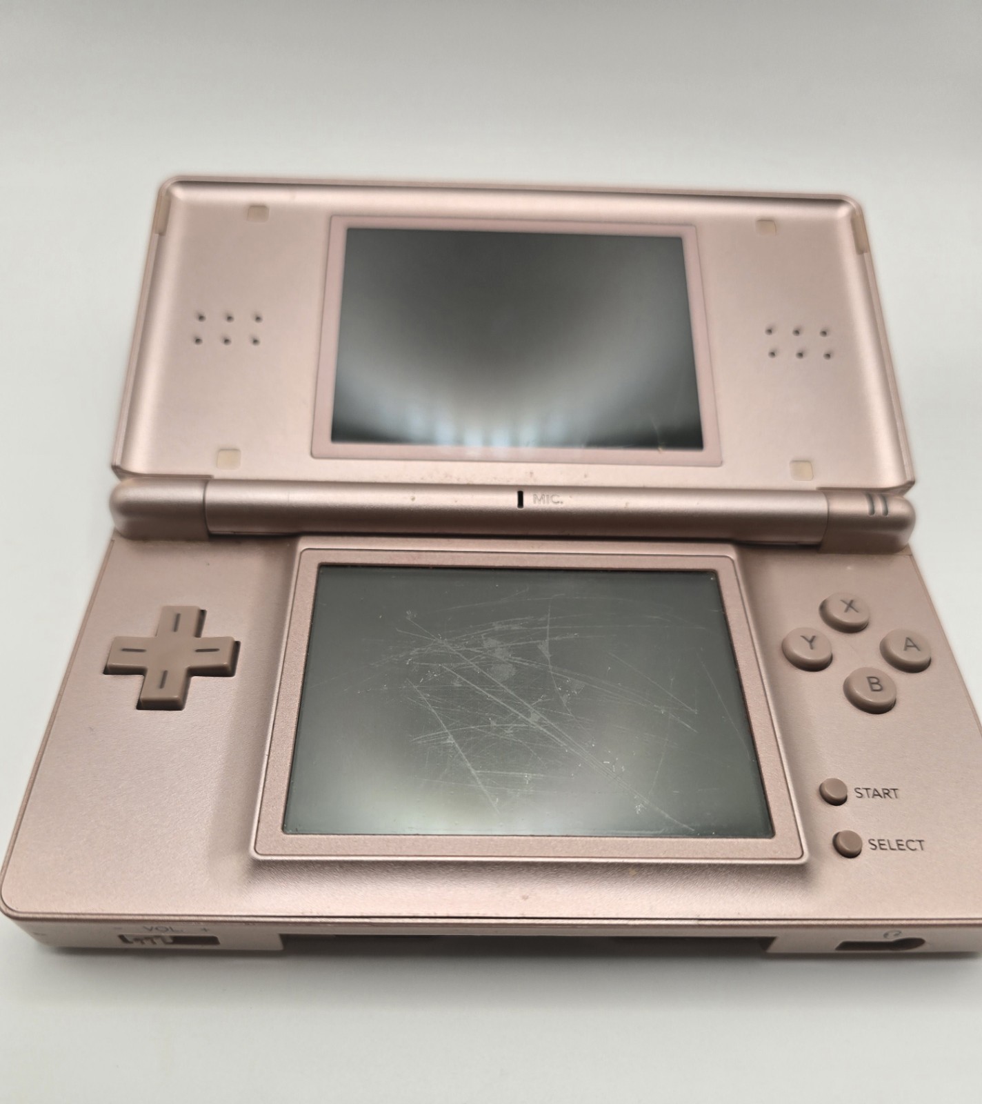 Nintendo DS Lite Handheld System Console USG-001 (USA) Metallic Rose Pink-Tested