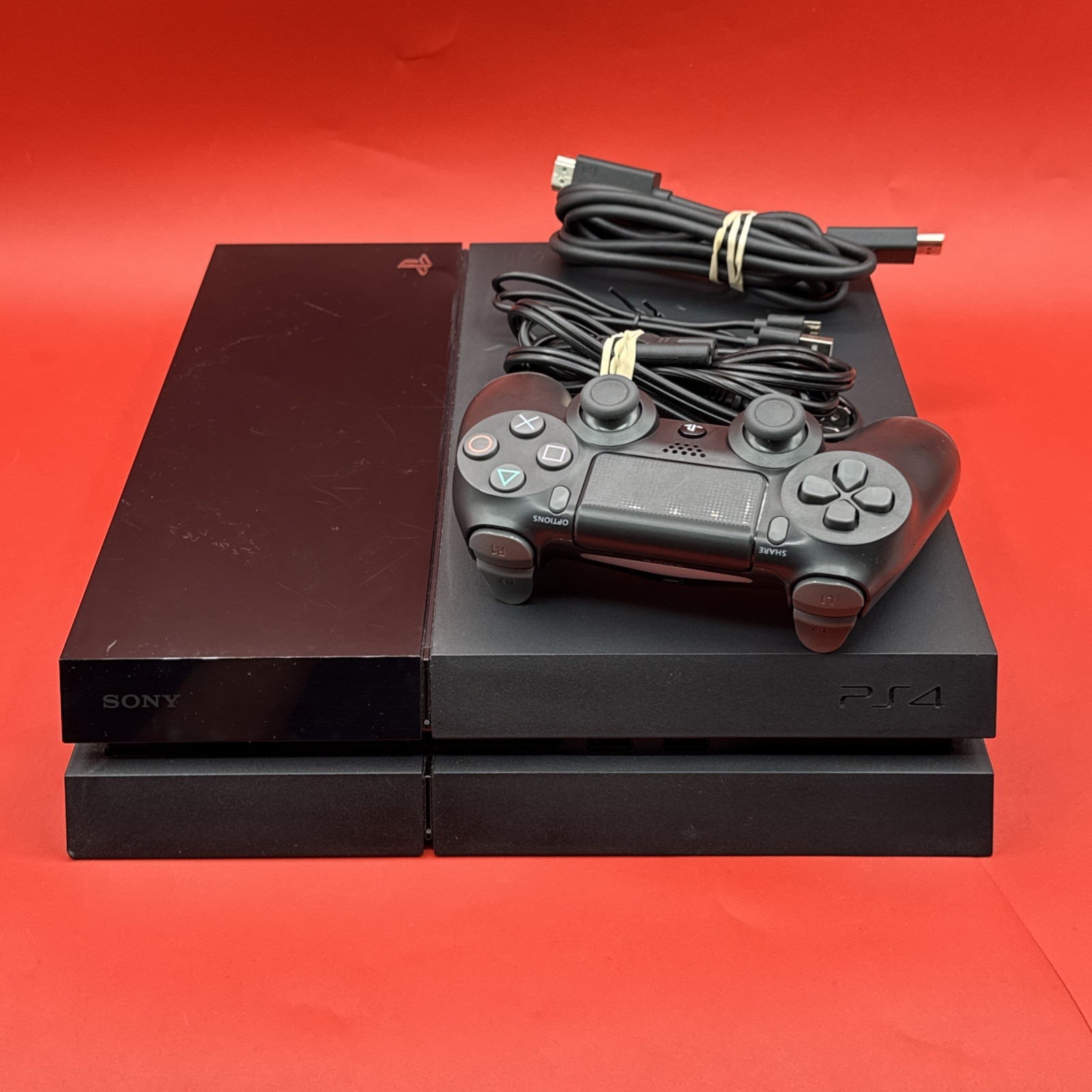 Low Firmware 8.50 PlayStation 4 PS4 500GB Console CUH-1001A w/Cords/Controller