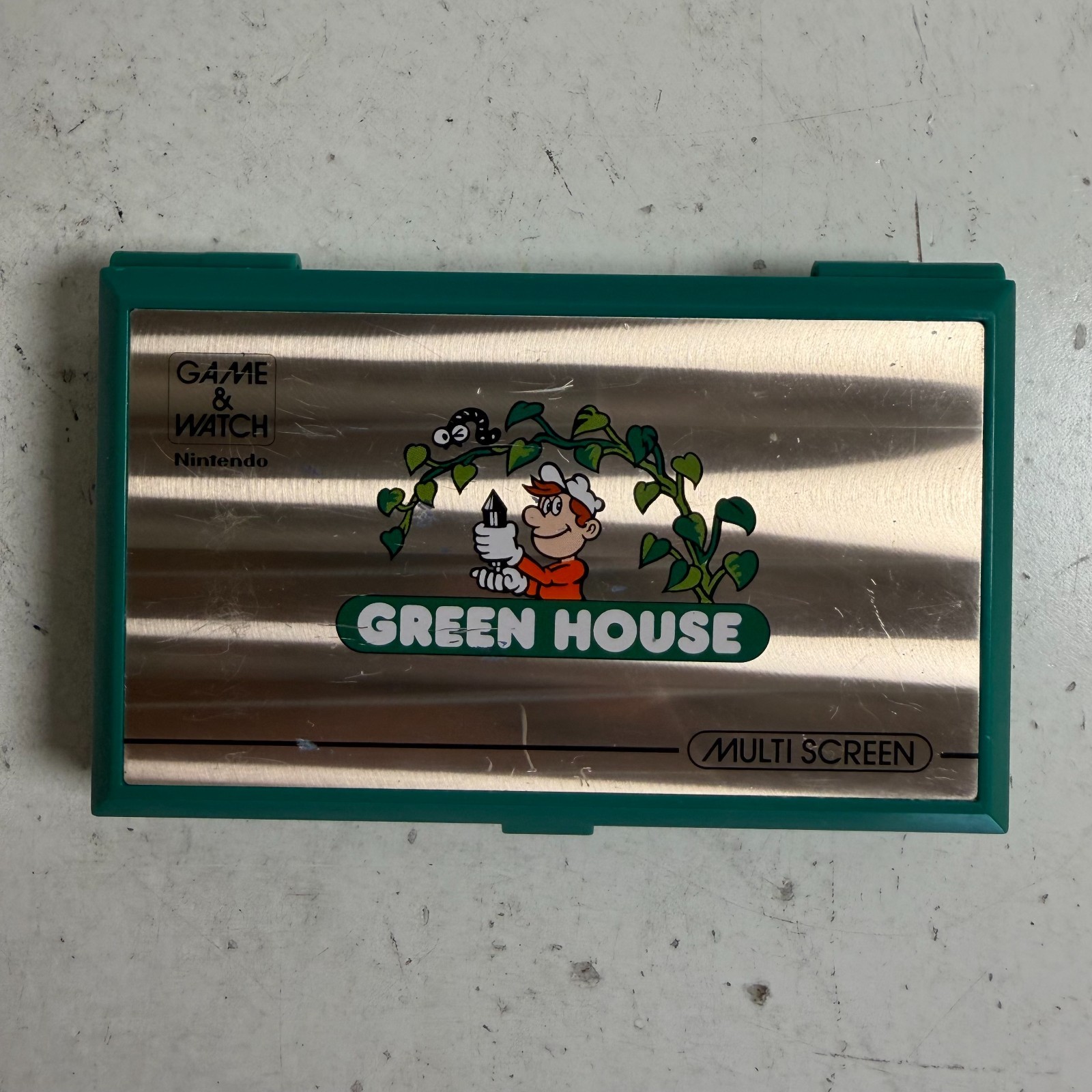 Nintendo Game & Watch Green House GH-54 Multi Screen Handheld Game Console