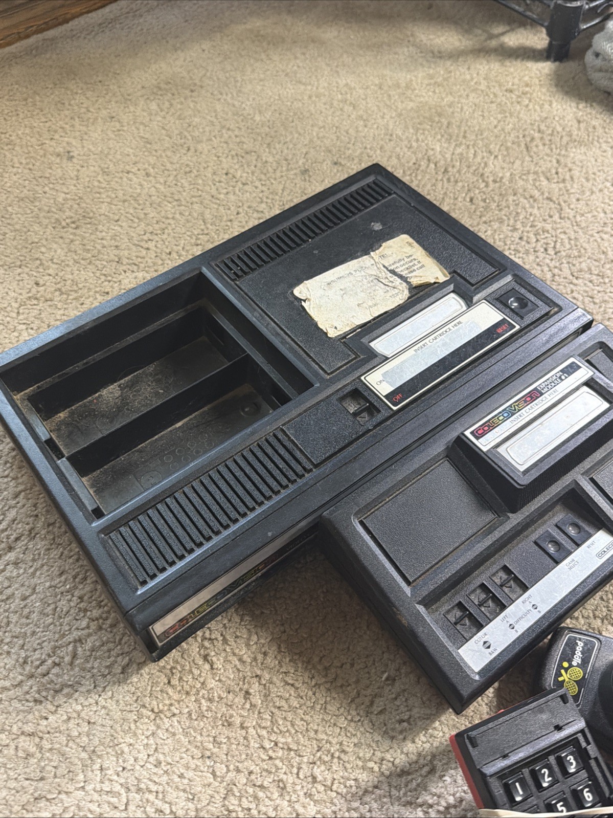 Colecovision Console And Controls •UNTESTED AS IS!!• READ DESCRIPTION!!