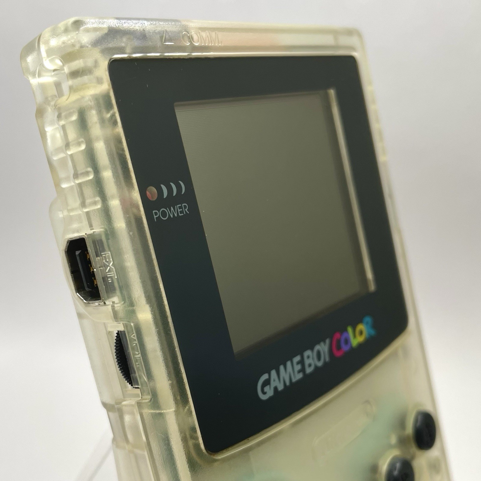 Nintendo Game Boy Color Clear Console Tested New Speaker CGB-001 Authentic Japan