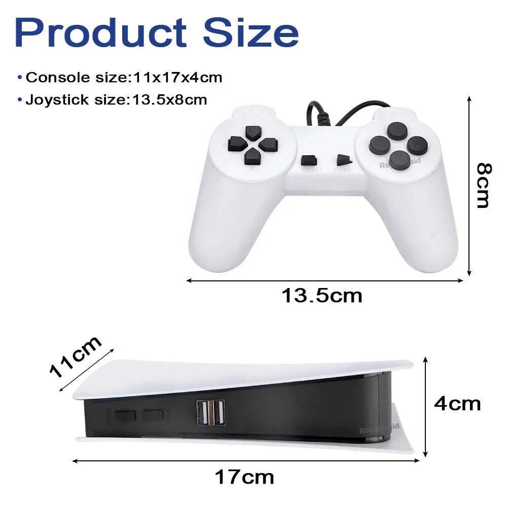 GS5 Console Two Player Controllers Built-in Retro Classic Games #1