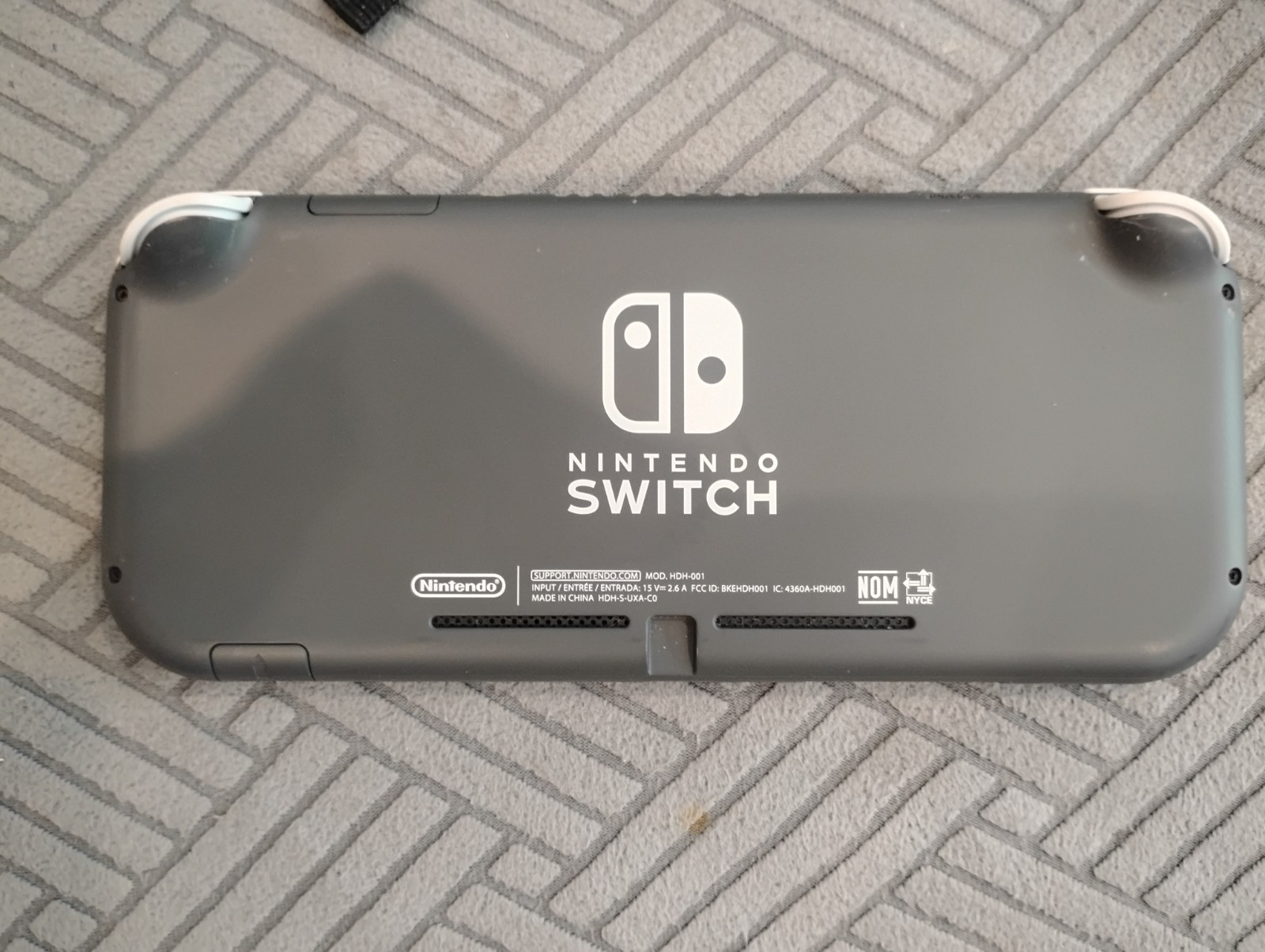 Nintendo Switch Lite (Black) + 3 games and accessories lot