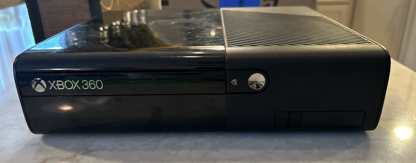 Microsoft Xbox 360 E Console Bundle #1538 W/ Cords Games Memory Card WORKING