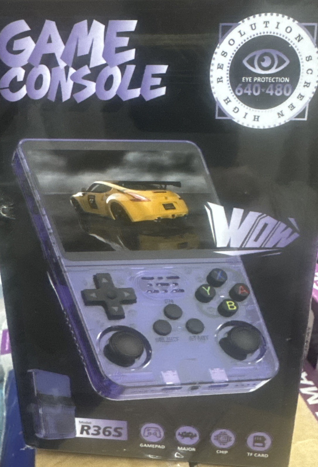 R36S RETRO HANDHELD GAME CONSOLE 64GB GREY PORTABLE GAMING PLAYER