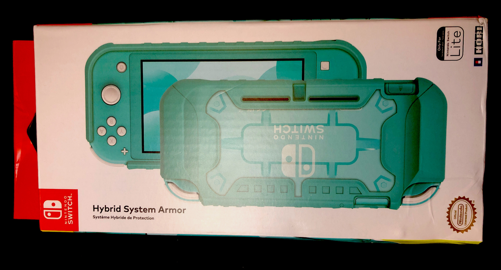 NEW Bundle Nintendo Switch Lite Handheld Console – Turquoise and Matching Armor