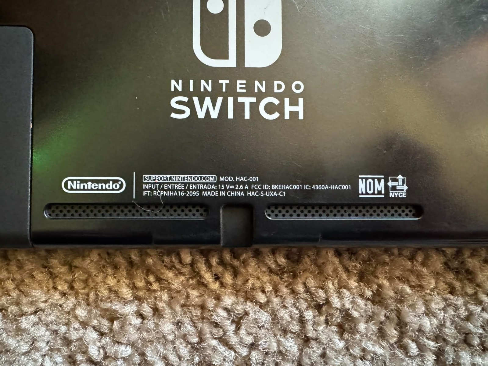 Nintendo Switch 32GB Gray Console with Neon Red and Neon Blue Joy-Con