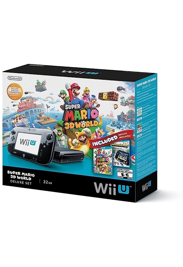 Nintendo Wii U 32 GB Super Mario 3D World Deluxe Set – Black