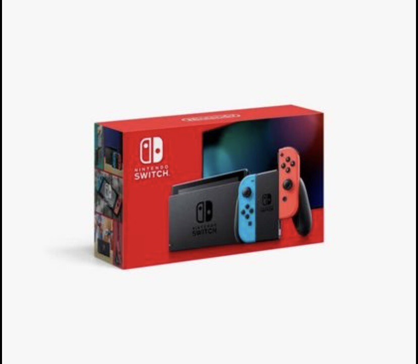 Nintendo Switch HAC-001(-01) Handheld Console – 32GB – Neon Blue/Red Joy-Con…