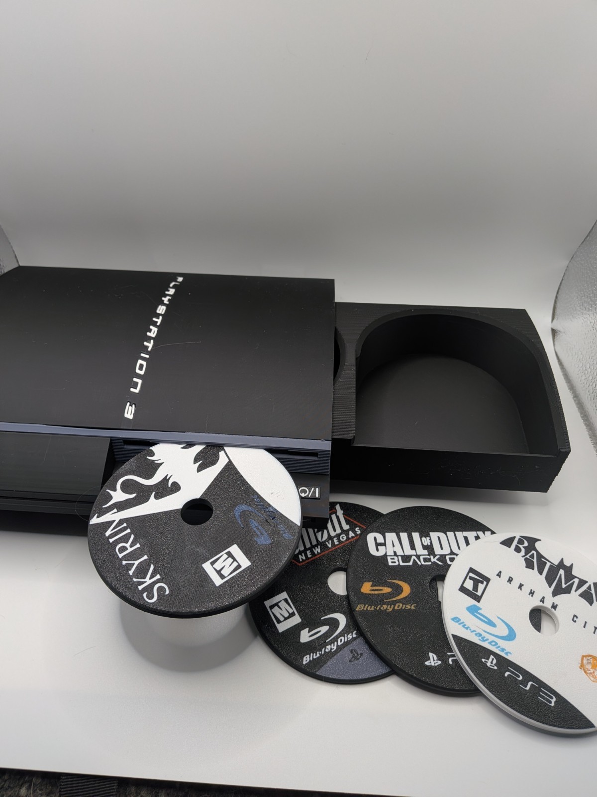 PS 3 Console Coaster Holder with Coasters for Sony PlayStation