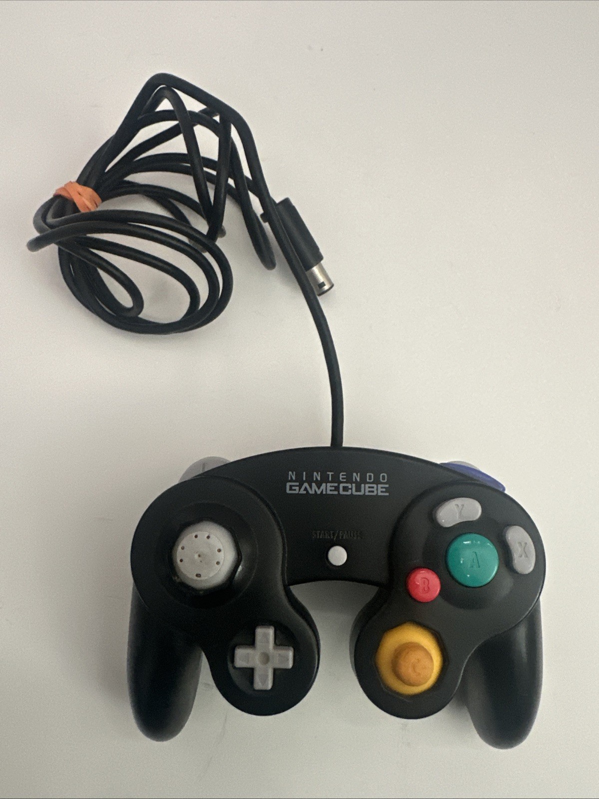 Nintendo GameCube DOL-001 BLACK Console Bundle Controller, Game & Cables Tested