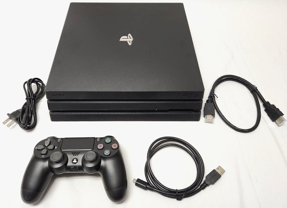 Sony PlayStation 4 Pro 1TB SSD UPGRADE 4K Console PS4 System Bundle w/Controller