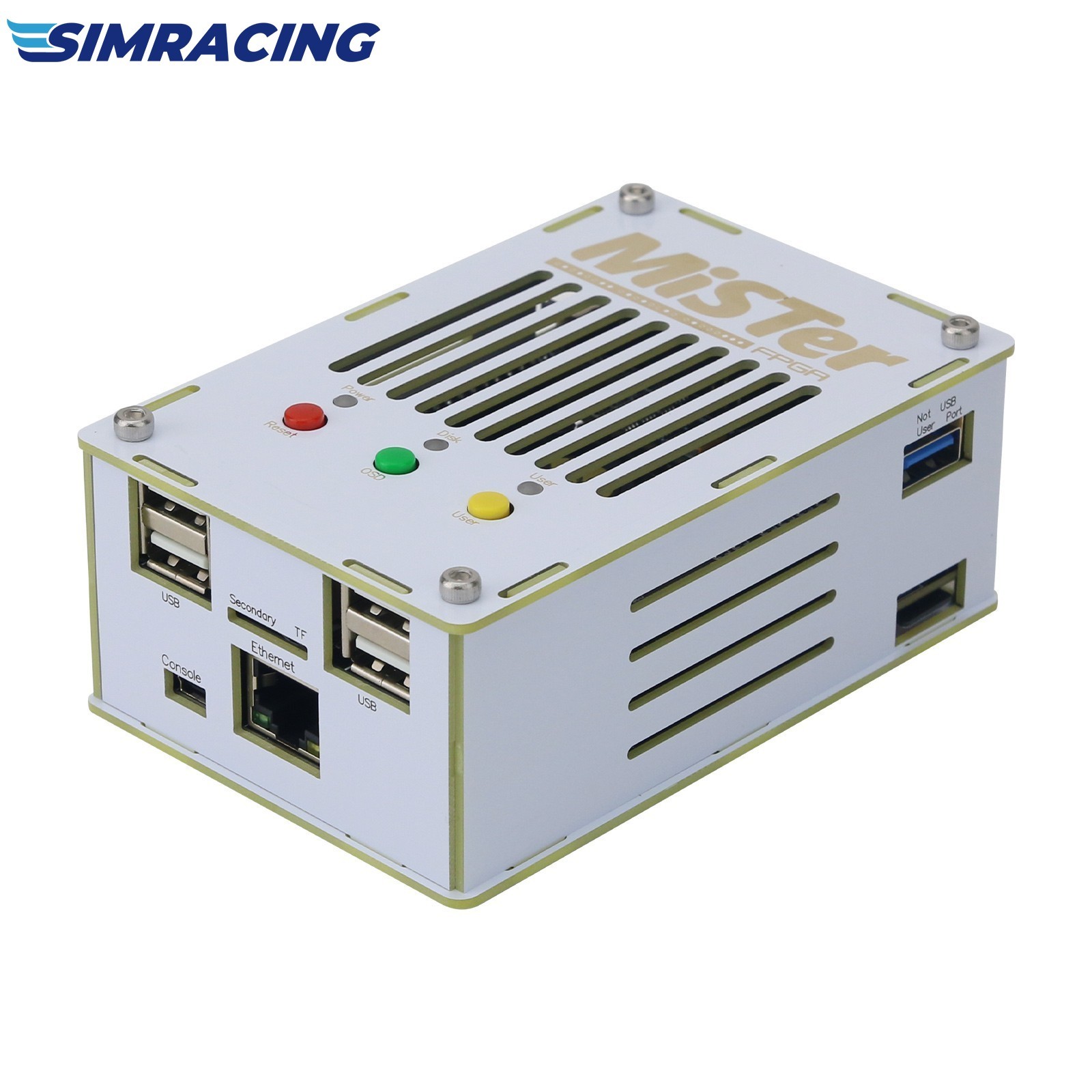 Mini MiSTer Cyclone V FPGA Development Board w/ 32GB TF Card White Case