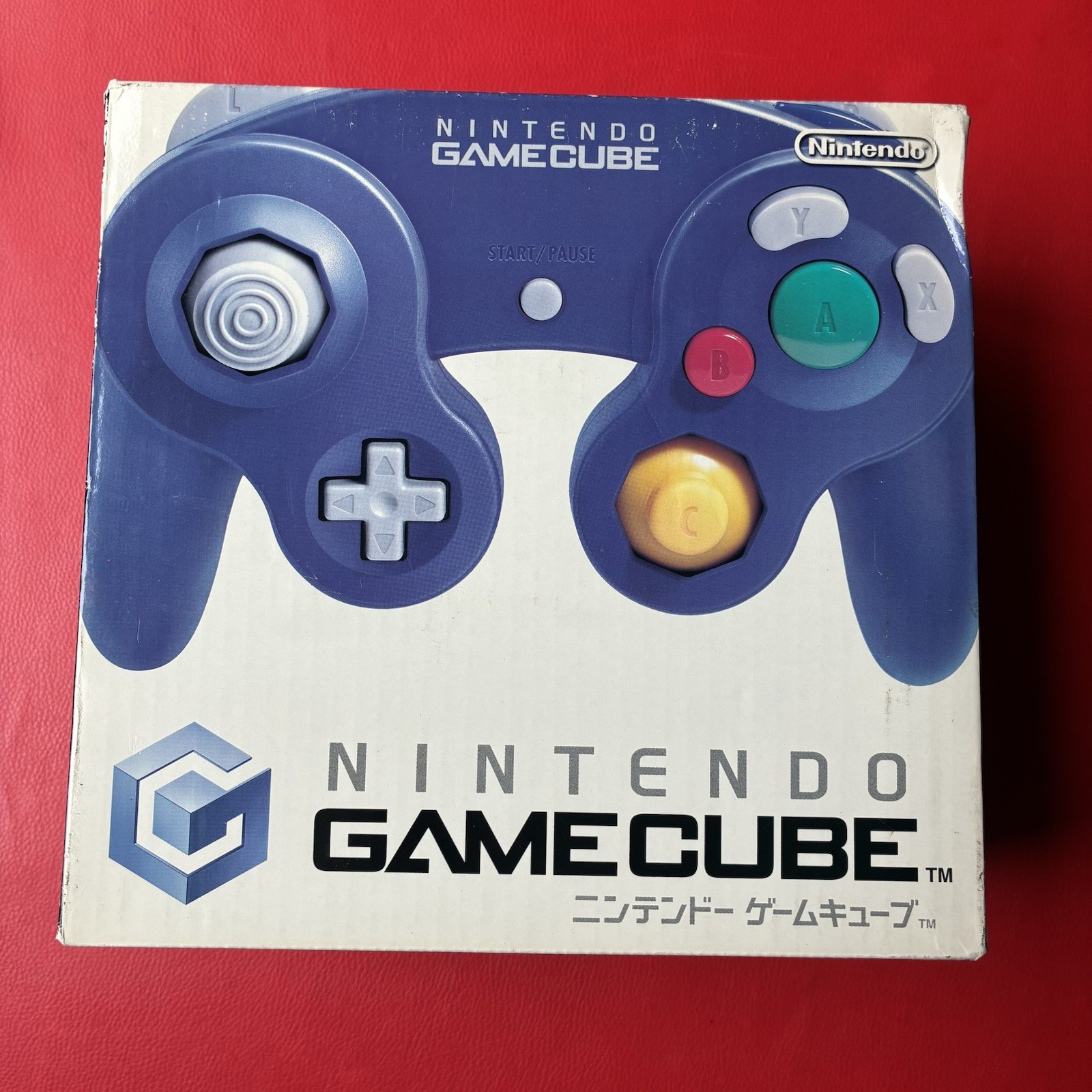 Nintendo Gamecube Bundle (Indigo) Complete in The Box w/ Wave Race Blue Storm