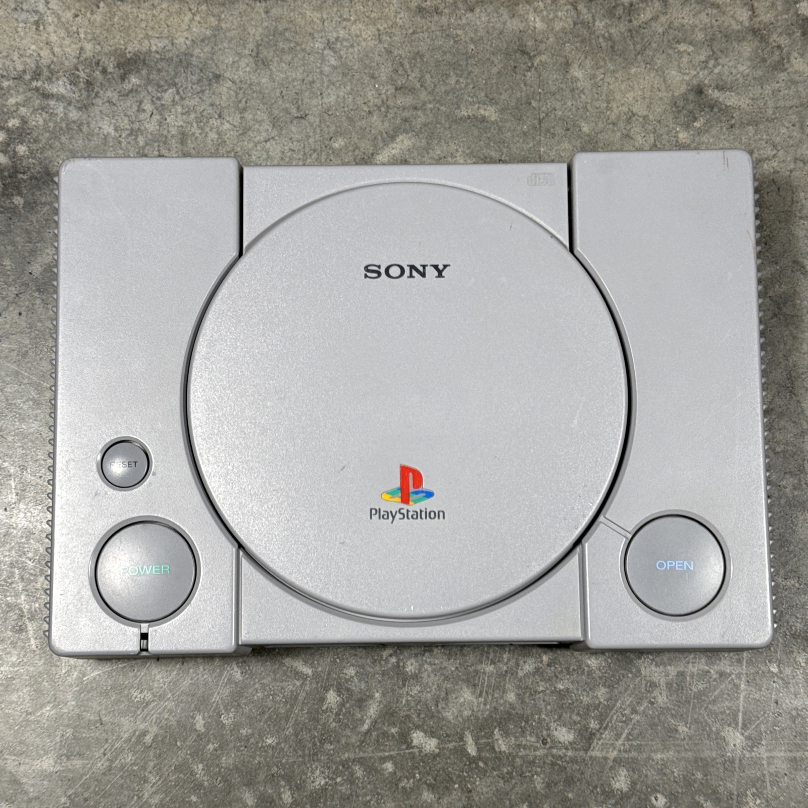 Sony PlayStation 1 PS1 Console (SCPH-5501) w/ OEM AV & Power Cable Tested