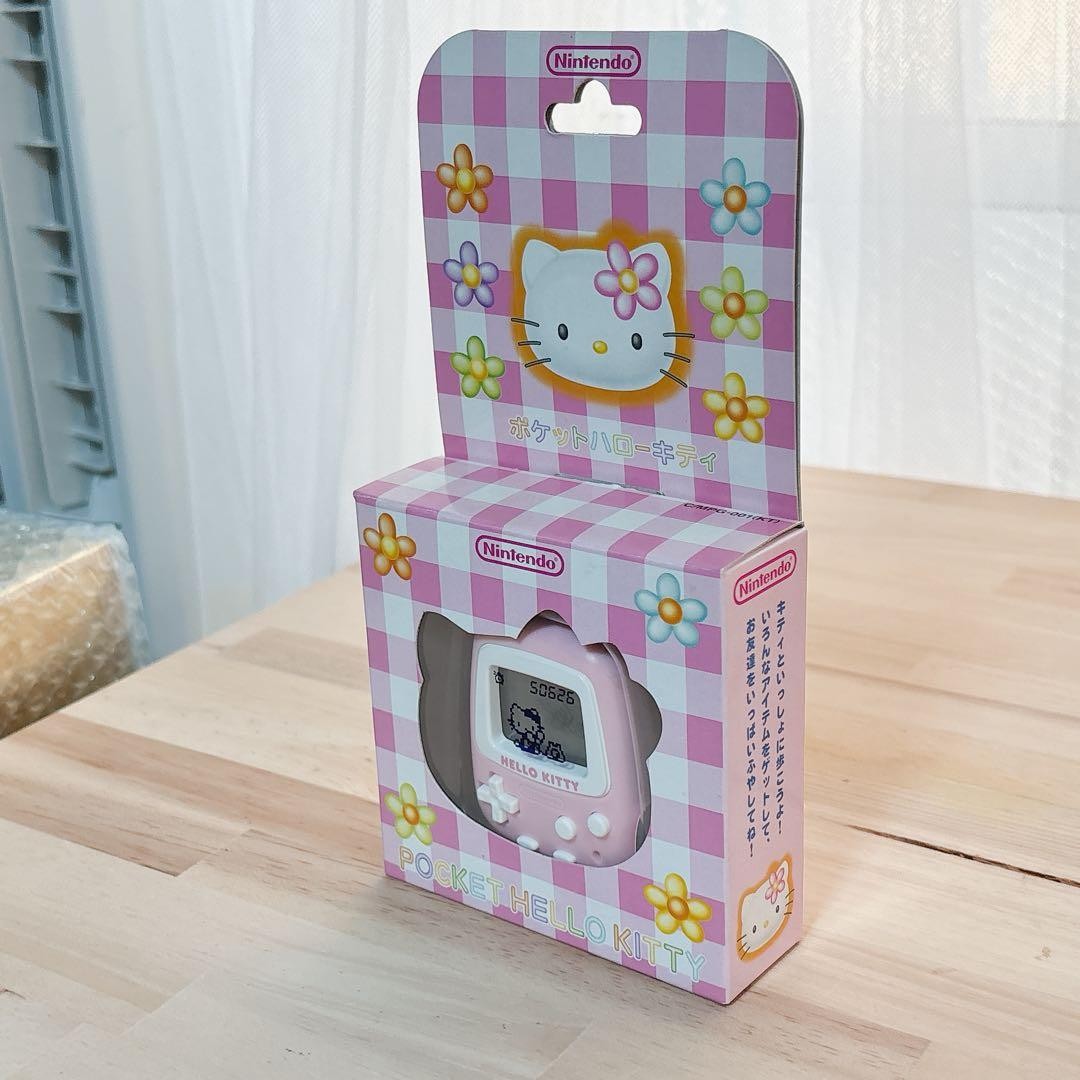 Nintendo Pocket Hello Kitty Virtual Pet Game Console UNUSED w/ Box Japan