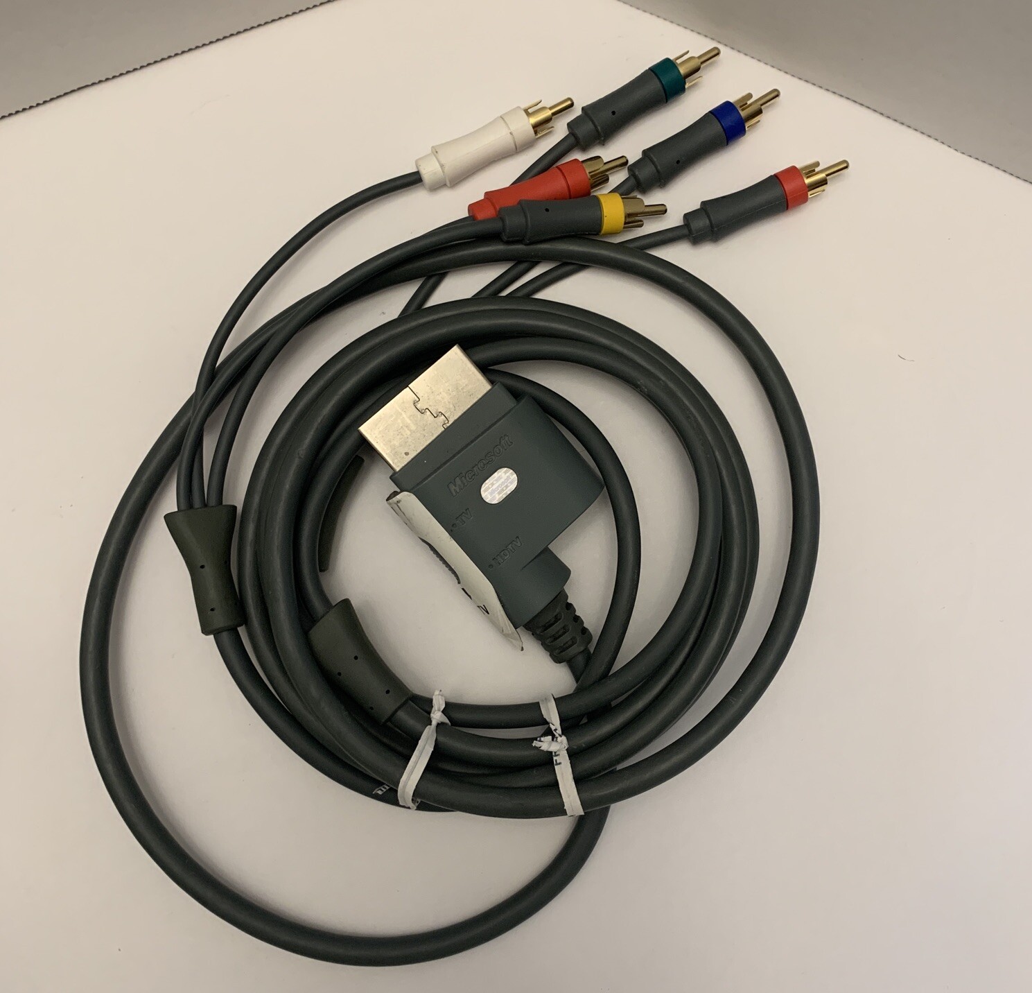 Microsoft Xbox 360 60GB Console Power Supply AV Cable white Controllers LOT