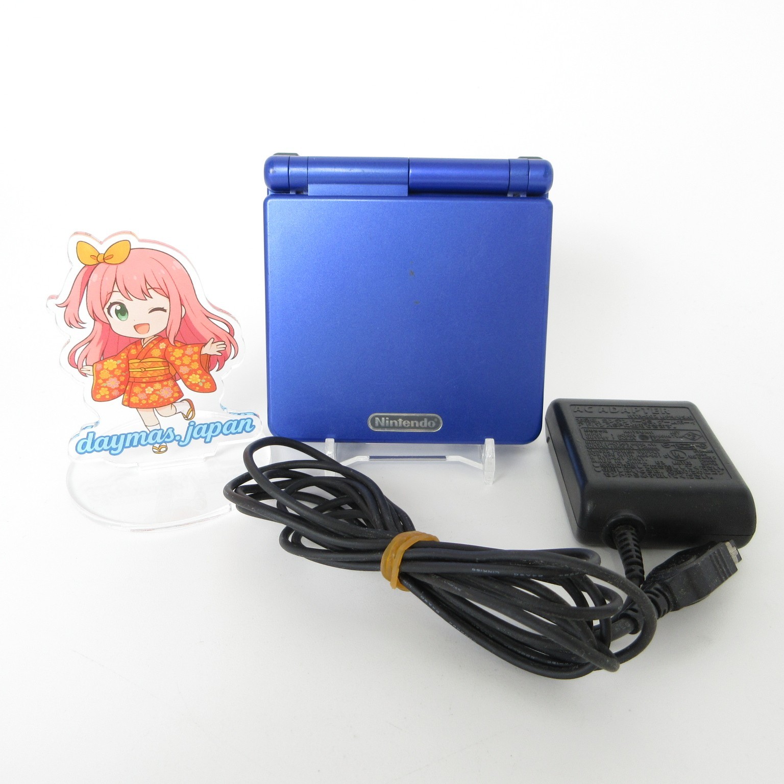 【Excellent】Nintendo GameBoy Advance SP Azurite Blue GBA Console #RET0302/04