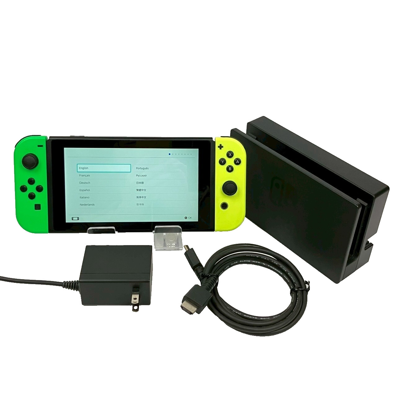 Nintendo Switch HAC-001 Low Serial Console Joy-Con Dock Region Free 1 Day Ship