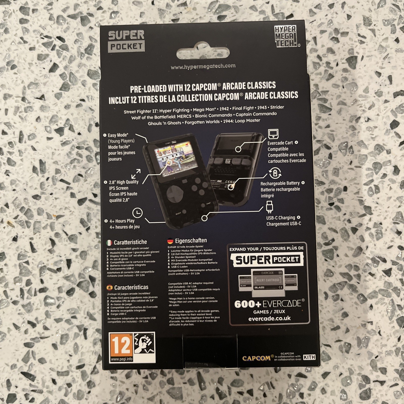 Capcom Kith Super Pocket Handheld Console Exclusive New Sealed Evercade