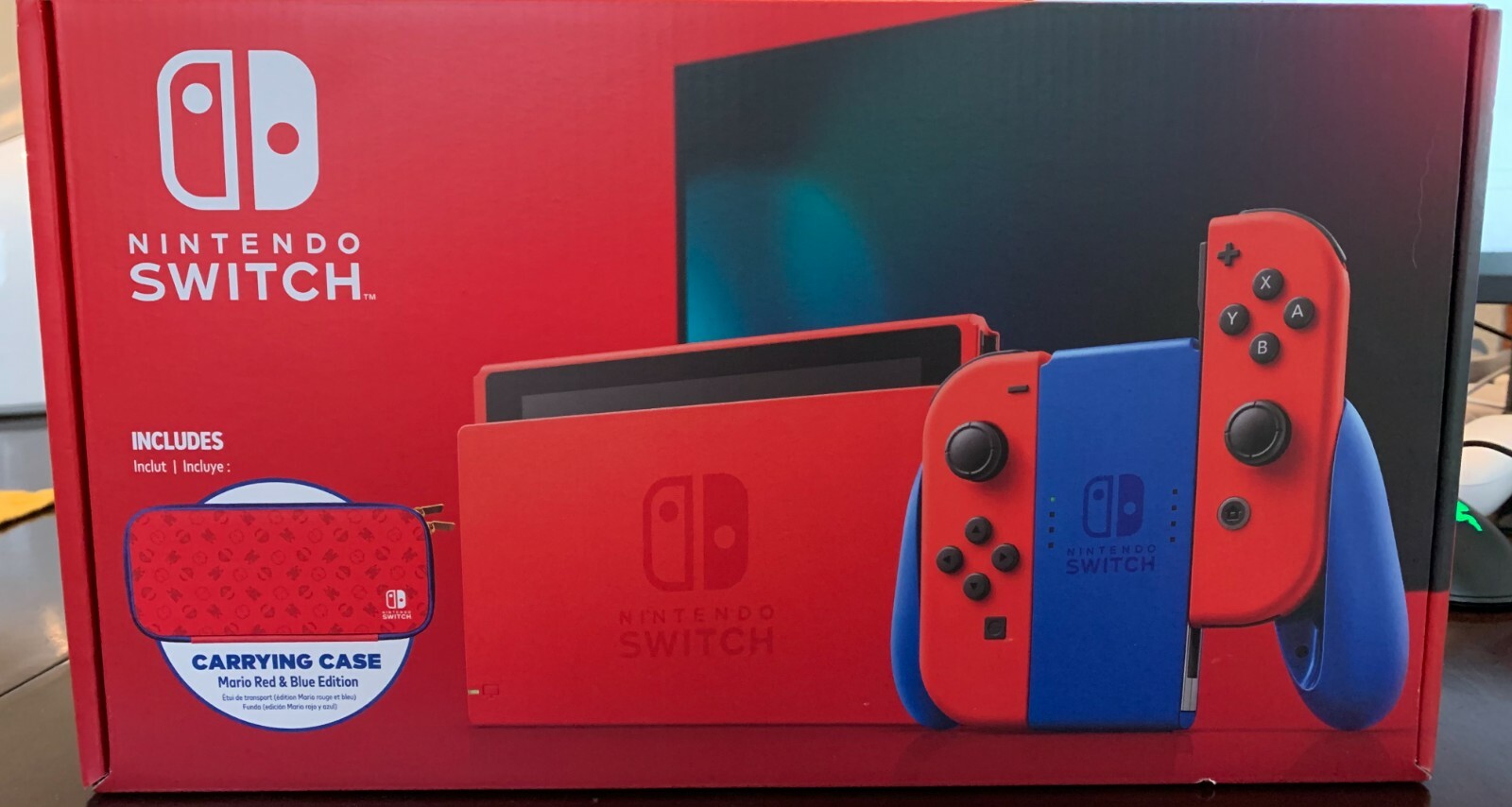 Nintendo Switch HAC-001(-01) Mario Red & Blue Edition – 32GB
