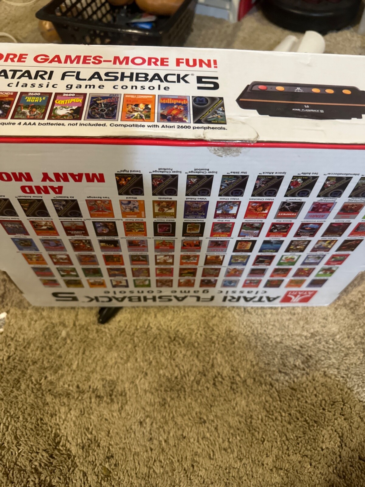 Atari Flashback 5 Classic Game Collector’s Edition Black & Red Console