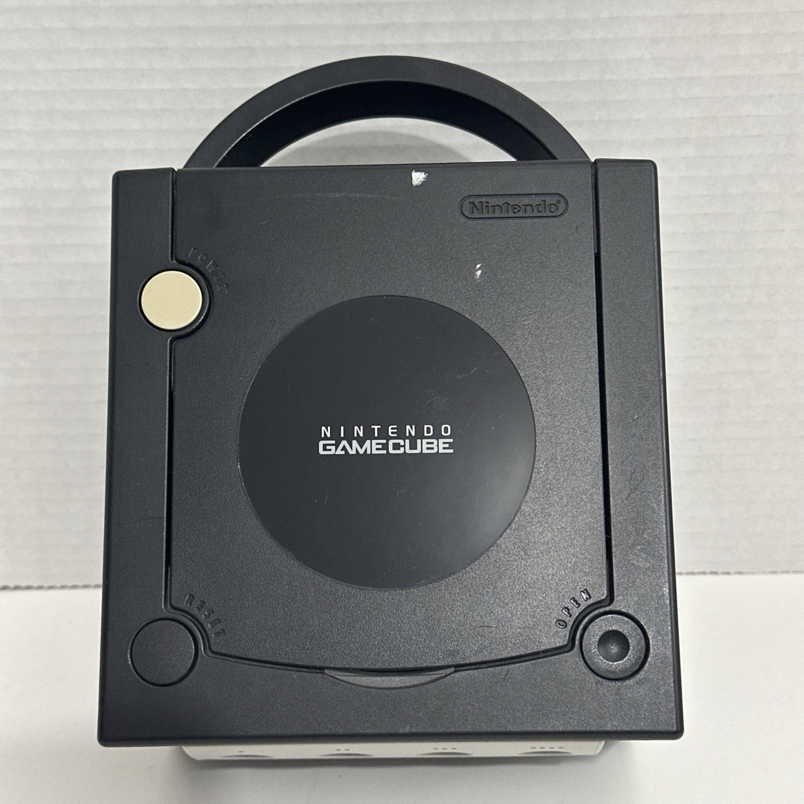 Nintendo GameCube DOL-001 BLACK Console Bundle Controller, Game & Cables Tested