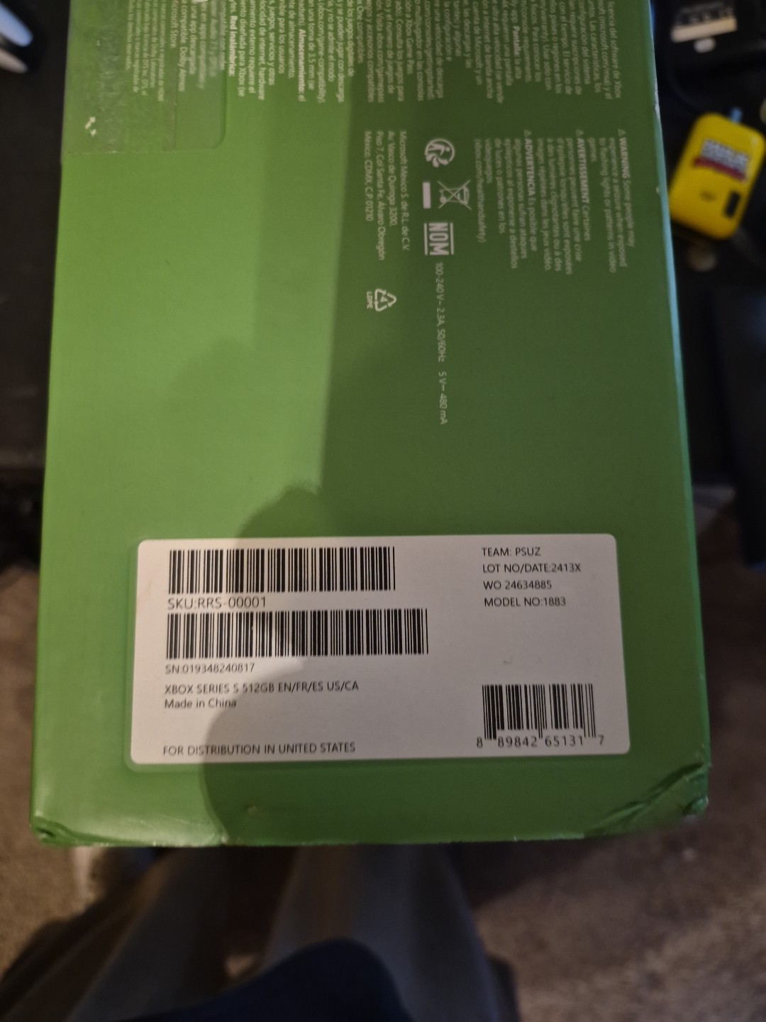 Xbox Series S White ****Box ONLY****