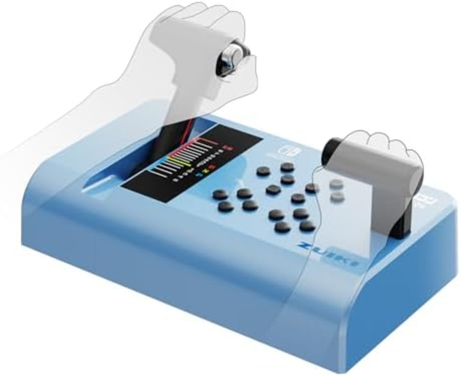 ZUIKI MASCON Controller GO By Train Densha De GO NINTENDO Switch Blue F/S wTrack