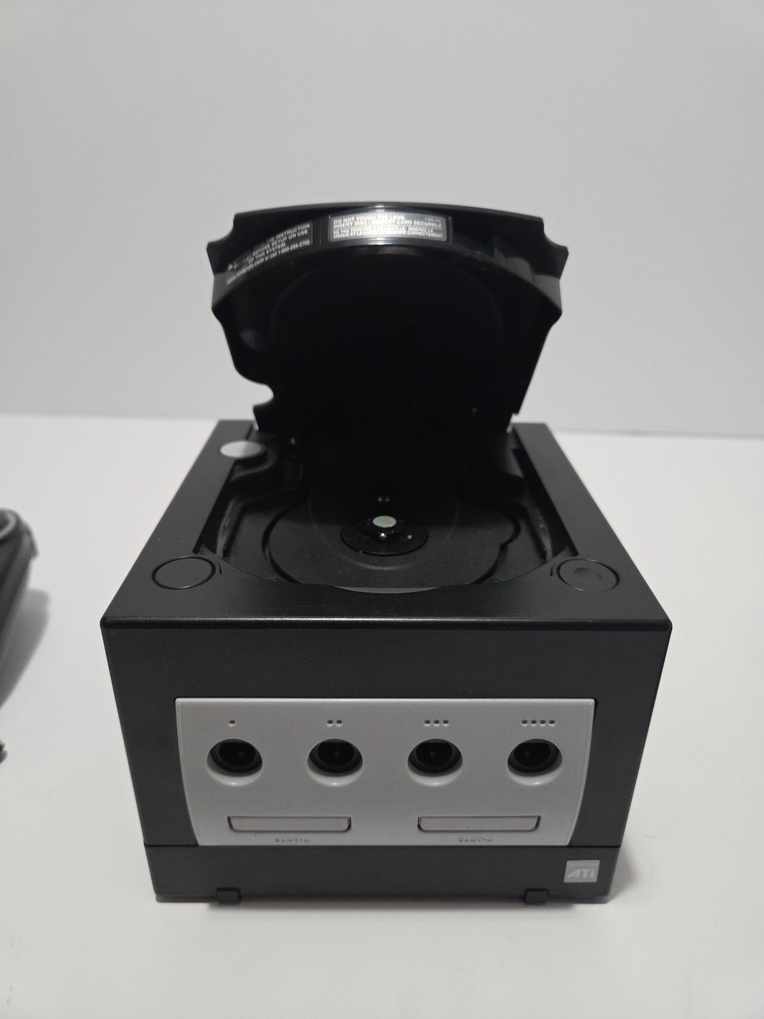 Nintendo GameCube Black Console System with 4 Controllers 1 OEM 3 Aftermarket