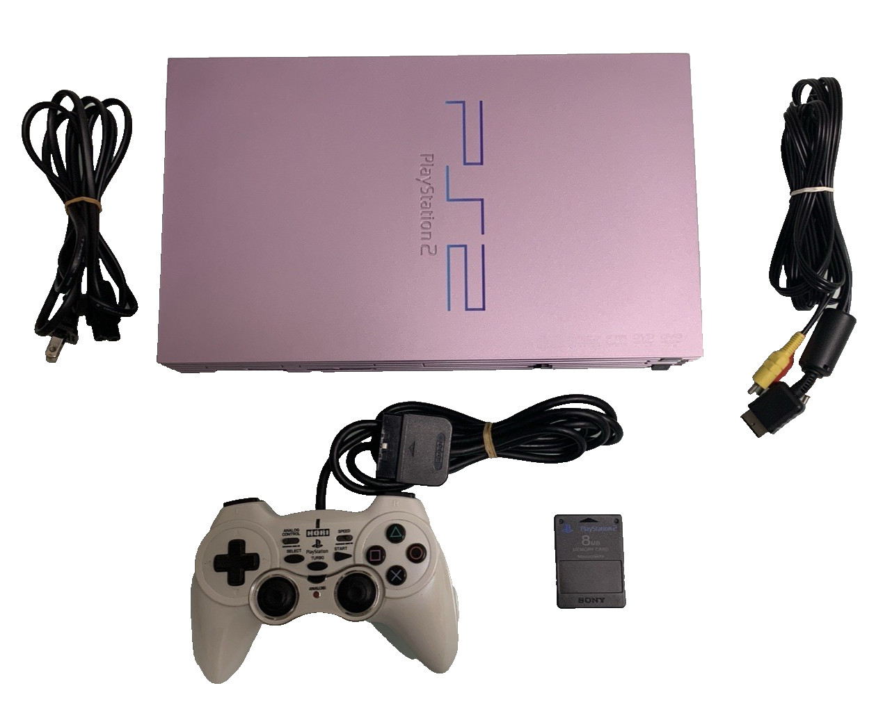 Ps2 SCPH-39000 Sakura Pink Fully Disassembled Cleaned Console Set NTST-J | Sony