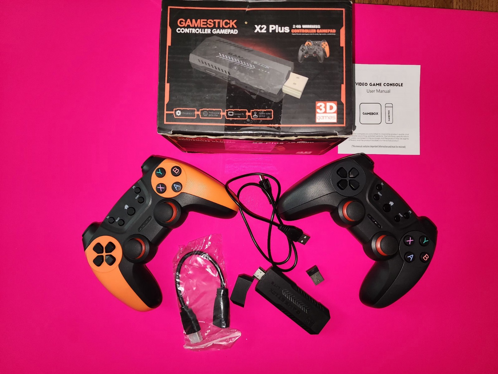 X2 Ultra64G 35000+ Games 4K Game Stick 3D Retro Video Game Console