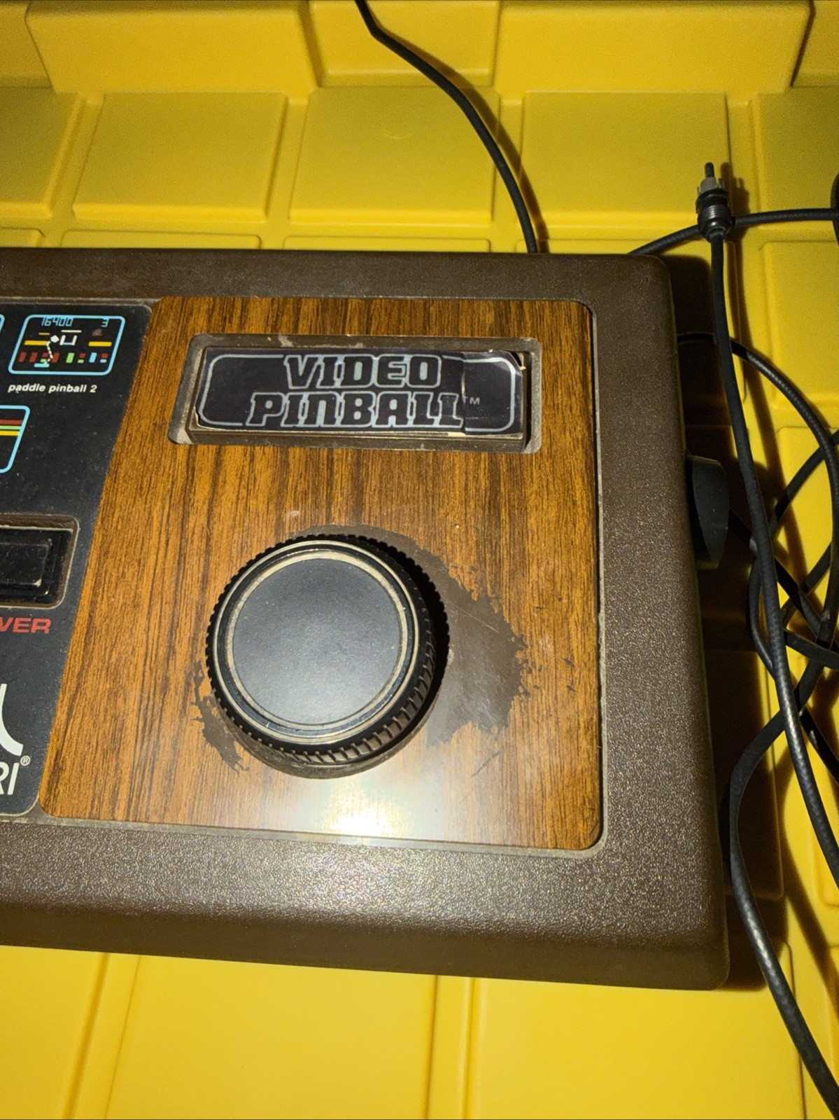 1977 ATARI Video Console Pinball Model C-380 – untested