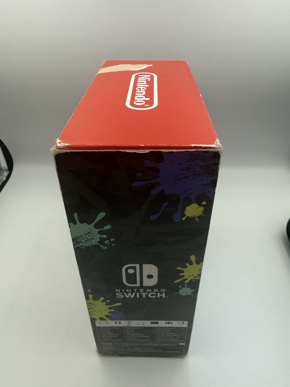 Nintendo Switch OLED Splatoon 3 Edition Complete in Box + SD128GB Excellent
