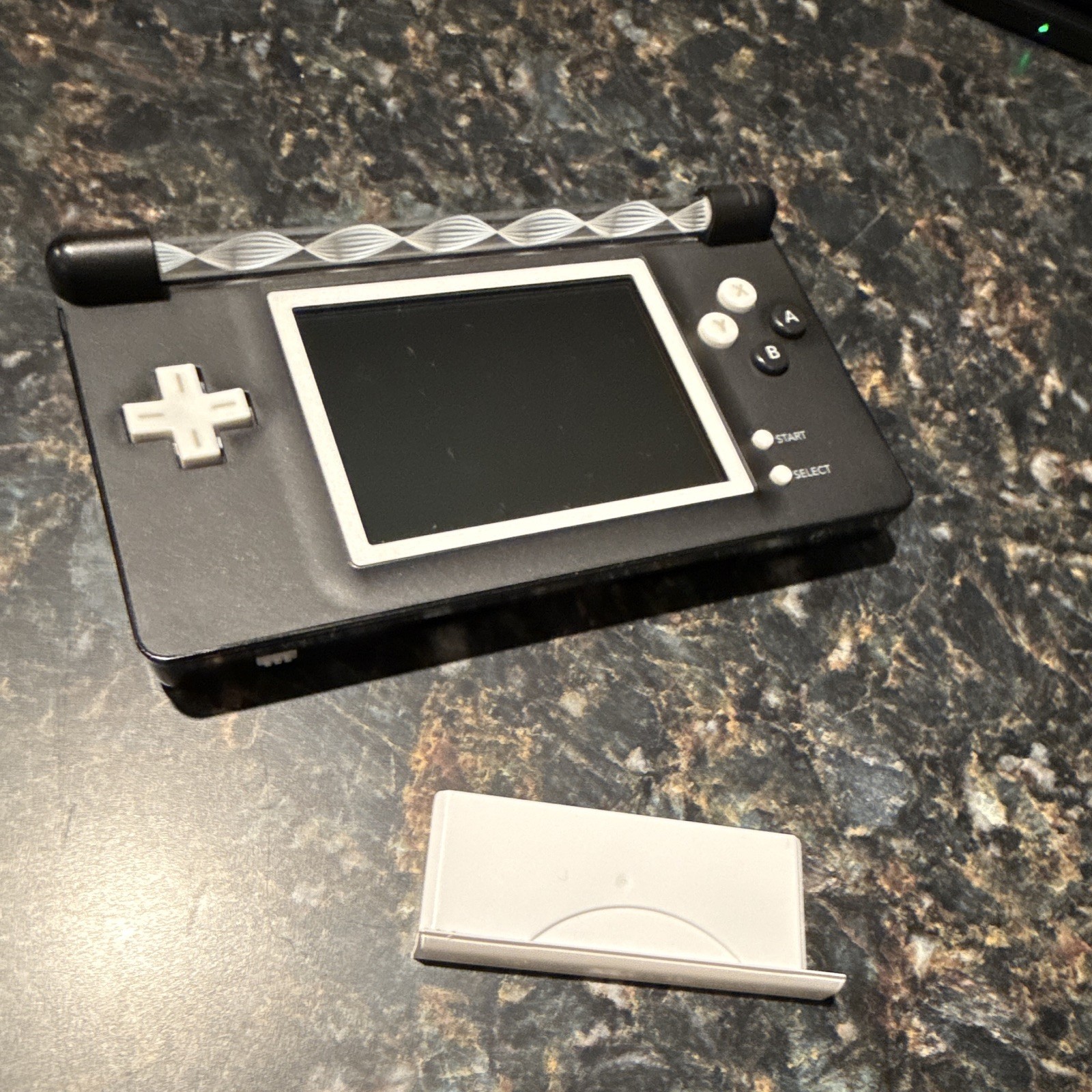 Gameboy Macro console modified DS Lite USG-001 Black with usb-c charging.