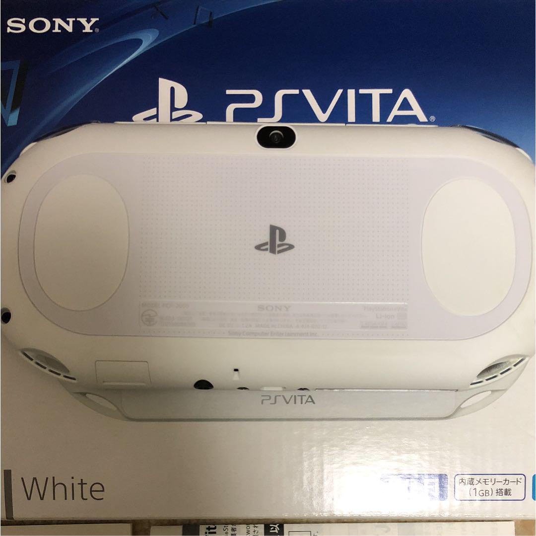 USED excellent PS Vita Wi-Fi Model white Gameconsole PCH-2000ZA12 From Japan F/S