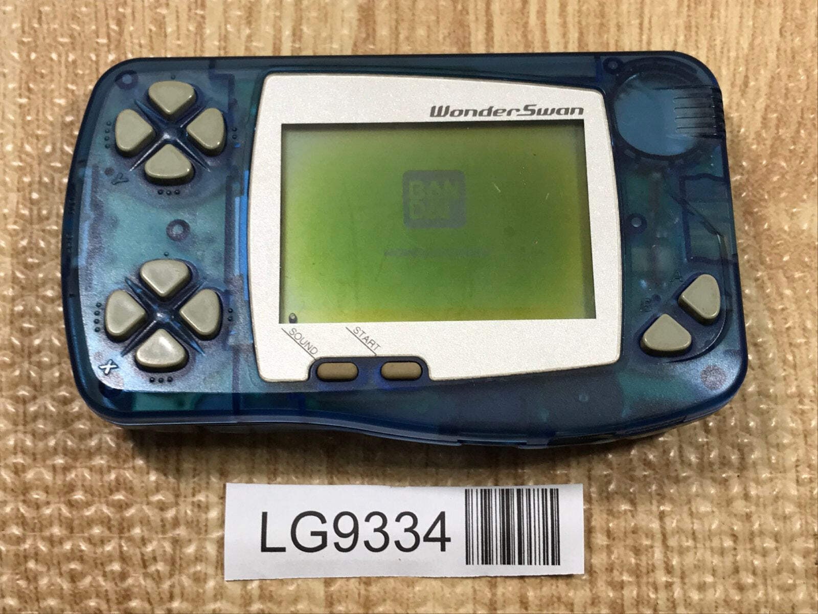 Wonder Swan Skeleton Blue Console Japan – With Defects LG9334