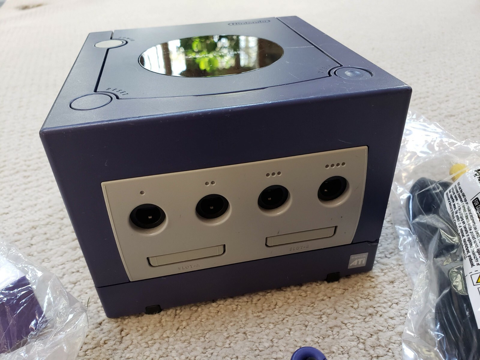 Nintendo GameCube Console Bundle OEM Controller Power A/V DOL-001 DOL-101 USA